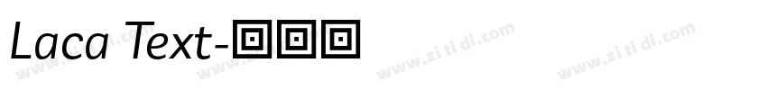 Laca Text字体转换